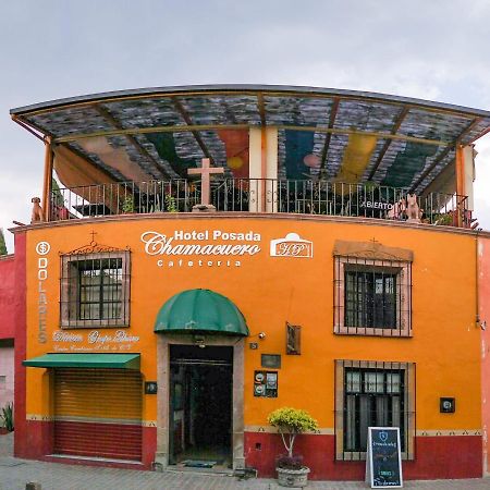 Hotel Posada Chamacuero Comonfort Bagian luar foto