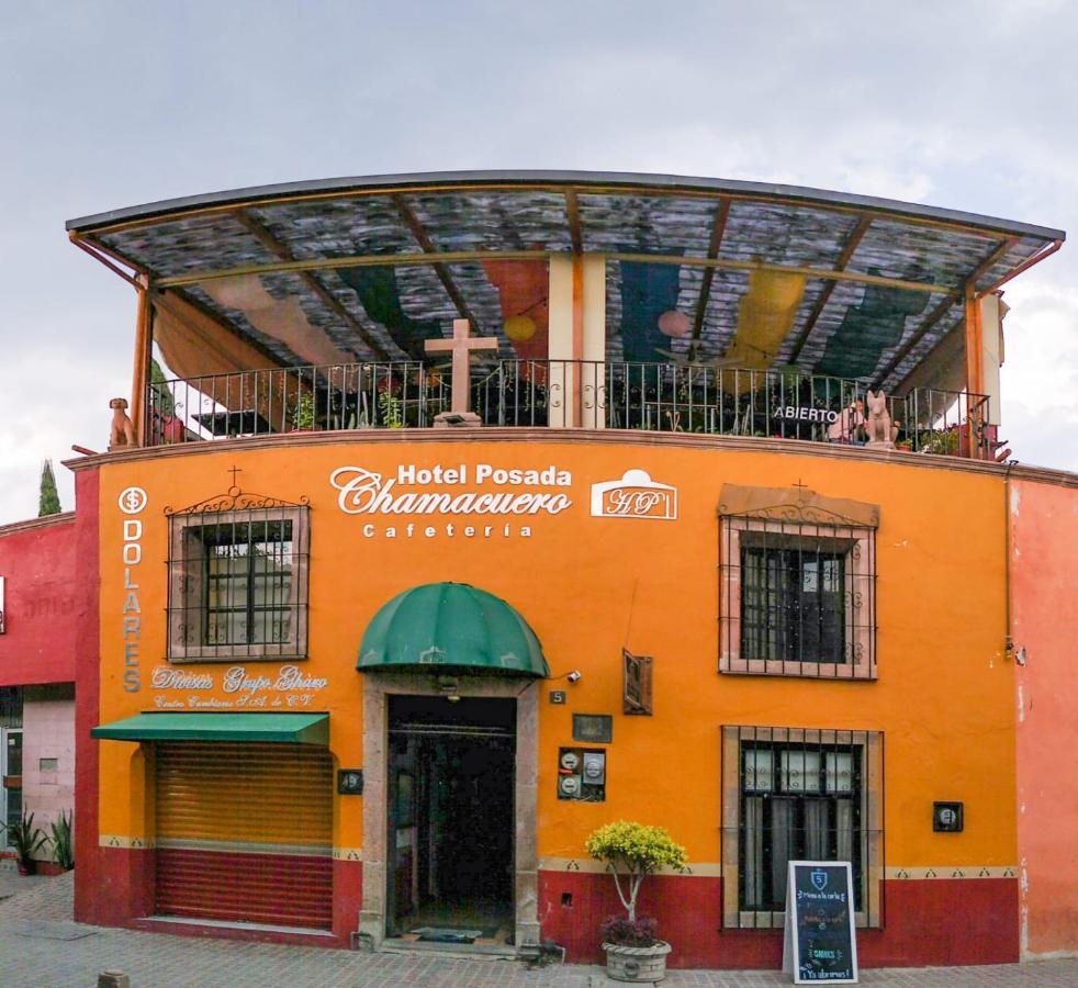 Hotel Posada Chamacuero Comonfort Bagian luar foto